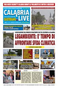 Calabria.Live quotidiano martedì 20 gennaio 2026
