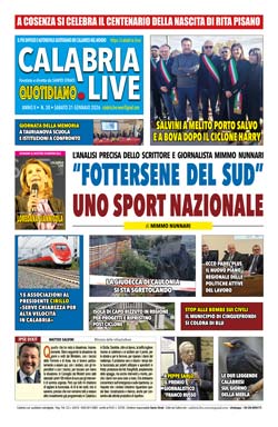 Calabria.Live quotidiano sabato 31 gennaio 2026