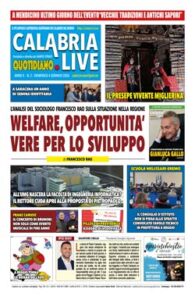 Calabria.Live quotidiano 4 gennaio 2026