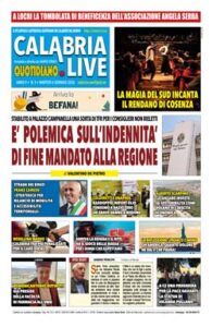 Calabria.Live quotidiano martedì 6 gennaio 2026