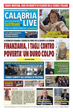 Calabria.Live quotidiano mercoledì 7 gennaio 2026