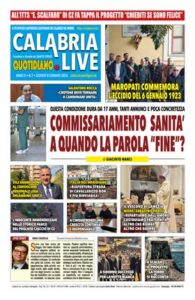 Calabria.Live quotidiano giovedì 8 gennaio 2026