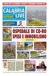 Calabria.Live quotidiano sabato 10 gennaio 2026