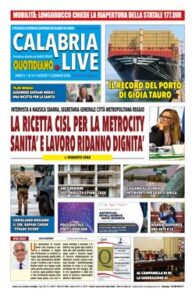 Calabria.Live quotidiano giovedì 15 gennaio 2026