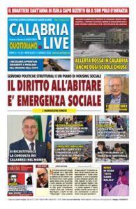 Calabria.Live quotidiano mercoledì 21 gennaio 2026