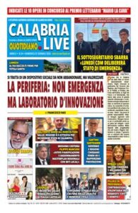 Calabria.Live quotidiano domenica 25 gennaio 2026
