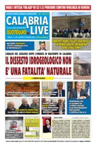 Calabria.Live quotidiano giovedì 29 gennaio