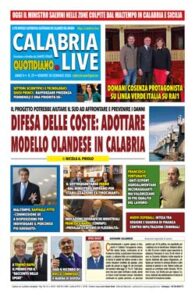 Calabria.Live quotidiano venerdì 30 gennaio 2026