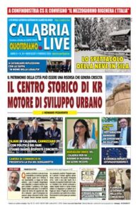 Calabria.Live quotidiano mercoledì 4 febbraio 2026