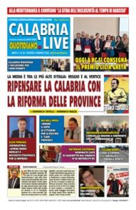 Calabria.Live quotidiano venerdì 6 febbraio 2026