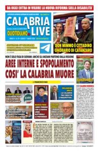 Calabria.Live quotidiano domenica 1° marzo 2026