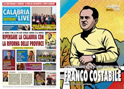 Calabrialive quotidiano del 6 febbraio 2026 e lo speciale dedicato al poeta Franco Costabile