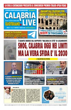 Calabria.Live quotidiano martedì 3 marzo 2026