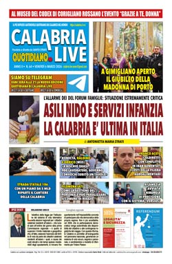 Calabria.Live quotidiano 6 marzo 2026