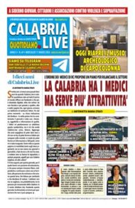 Calabria.Live quotidiano mercoledì 11 marzo 2026