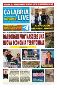 Calabria.Live quotidiano domenica 15 marzo 2026