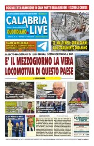 Calabria.Live quotidiano martedì 17 marzo 2026