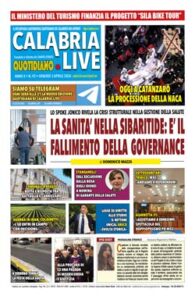 Calabria.Live quotidiano venerdì 3 aprile 2026