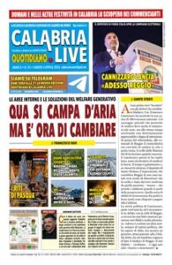 Calabria.Live quotidiano sabato 4 aprile 2026