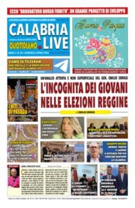 Calabria.Live quotidiano domenica 5 aprile 2026