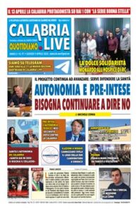 Calabria.Live quotidiano giovedì 9 aprile 2026
