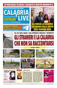 Calabria.Live quotidiano martedì 5 maggio 2025
