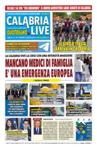 Calabria.Live quotidiano martedì 12 maggio 2026
