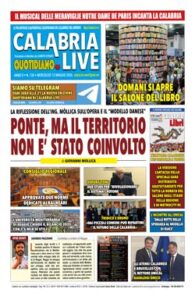 Calabria.Live quotidiano mercoledì 13 maggio 2026