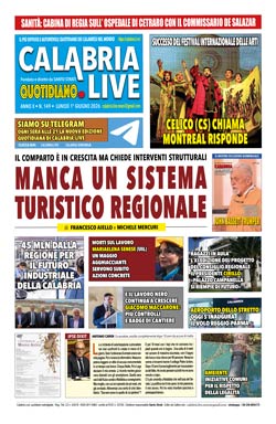 Calabria.Live quotidiano lunedì 1° giugnp 2026