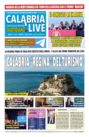 Calabria.live quotidiano martedì 7 luglio 2026