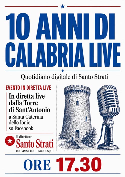 10 anni di Calabria.Live in diretta FB da S. Caterina dello Jonio
