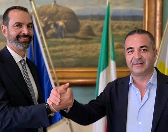 I sindaci di Messina e Reggio Federico Basile e Francesco Cannizzaro