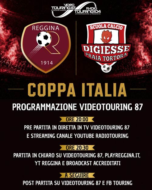 Reggina Coppa Italia serie D 30 agosto