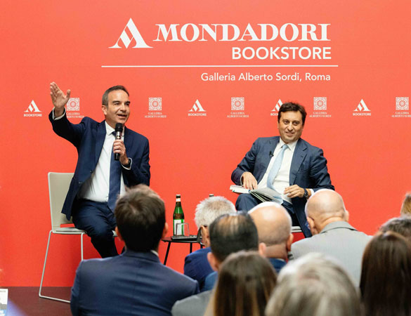 Roberto Occhiuto e David Parenzo a Roma