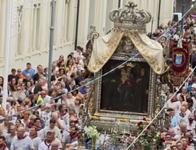 La Vara della Madonna della COnsolazione in processione a Reggio il 12 settembre 2026