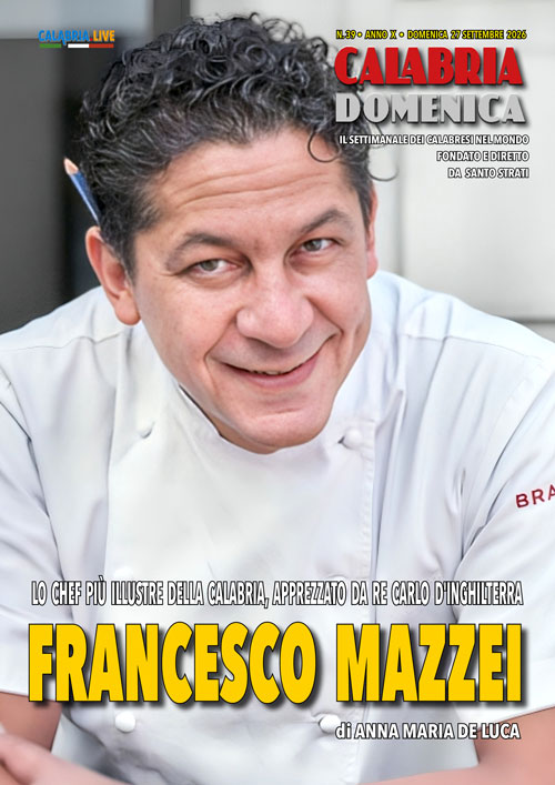 Francesco Mazzei celebrity chef calabrese di fama internazionale con base a Londra