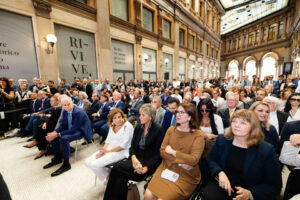 Il pubblico alla presentazione del libro di Roberto Occhiuto a Roma