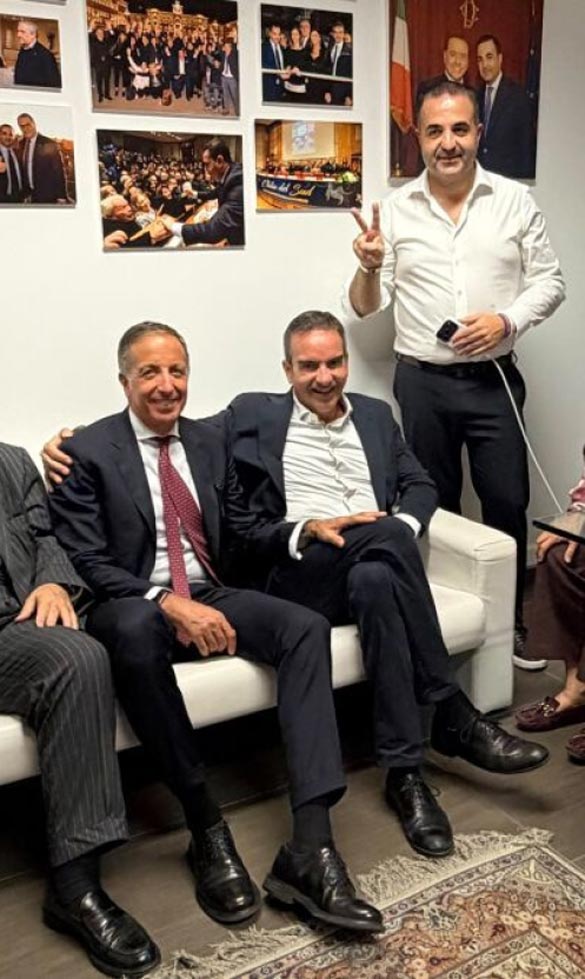 Fabio Roscioli, Roberto Occhiuto e Francesco Cannizzaro